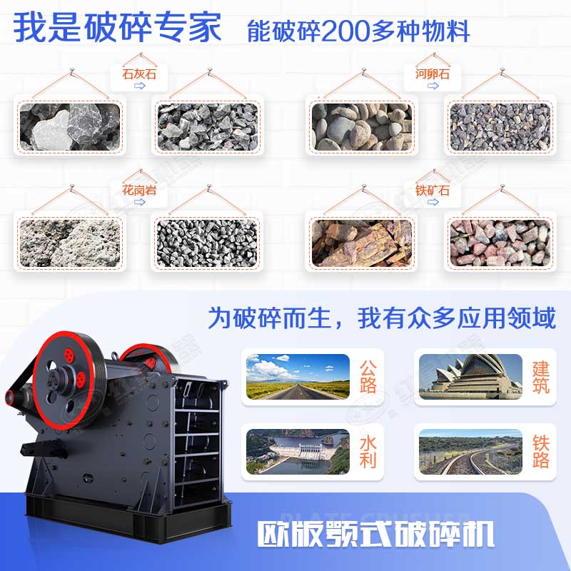 顎式破碎機能力強、應用范圍廣